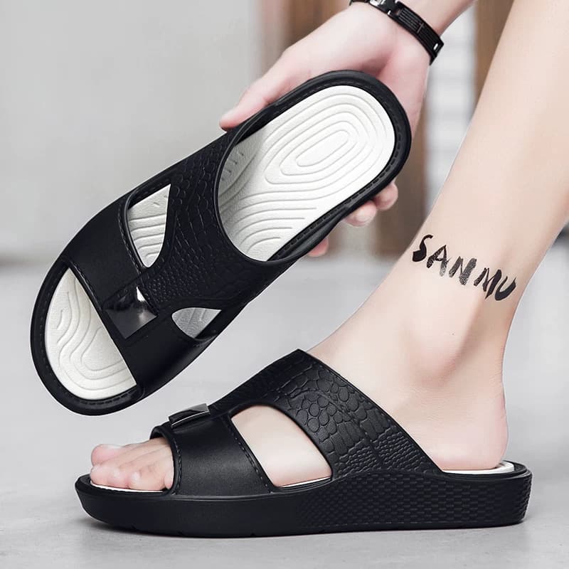 Men's Slippers 2026 New Casual Outdoor Non-Slip Soft Sole Flip-Flops for Beach and Vietnam Sandals
