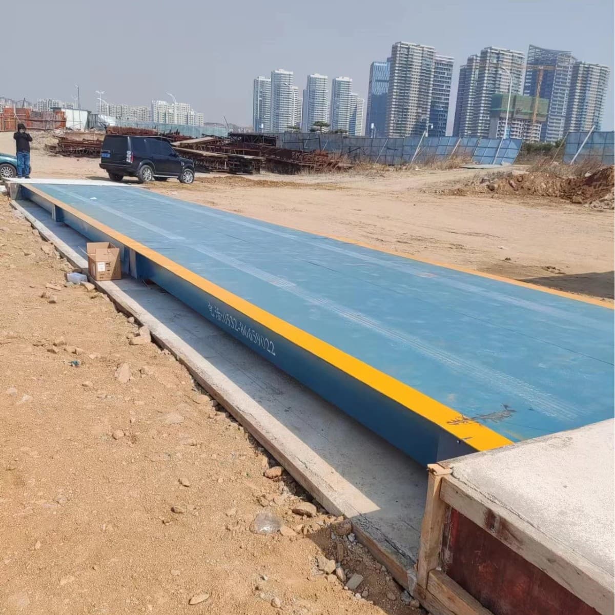 Weifang electronic heavy-duty floor scale 10t, 20t, 30t, 40t, 50t, 60t, 80t, 100t, 120-ton large truck scale