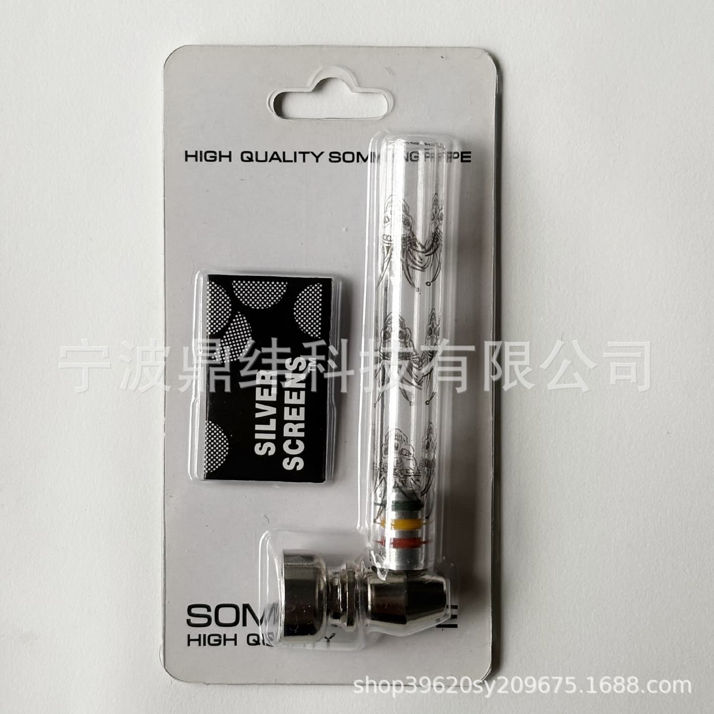 Factory Direct Zinc Alloy Glass Pipe Detachable Combination Convenient for Export and Domestic Carry