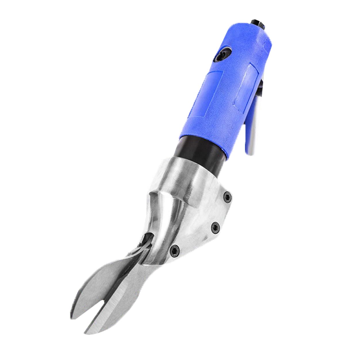 Multi-Purpose Pneumatic Scissors, Heavy-Duty Industrial Air Shear Head for Diamond Mesh, Tin, Stainless Steel Plate, and Screen