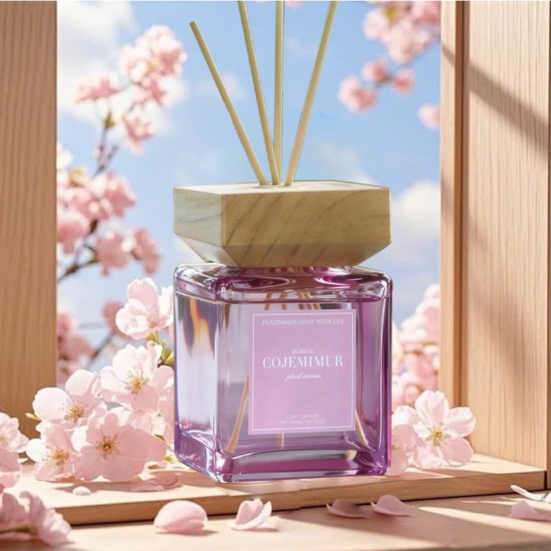 500ML Cherry Blossom Avenue Flameless Aroma Diffuser Premium Hotel Indoor Sakura Long-Lasting Fragrance Toilet Deodorizer Manufacturer