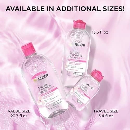 Cross-Border Bestseller Amazon Makeup Remover 3-in-1 Gentle Soothing Face and Eye Lip Makeup Remover Liquid