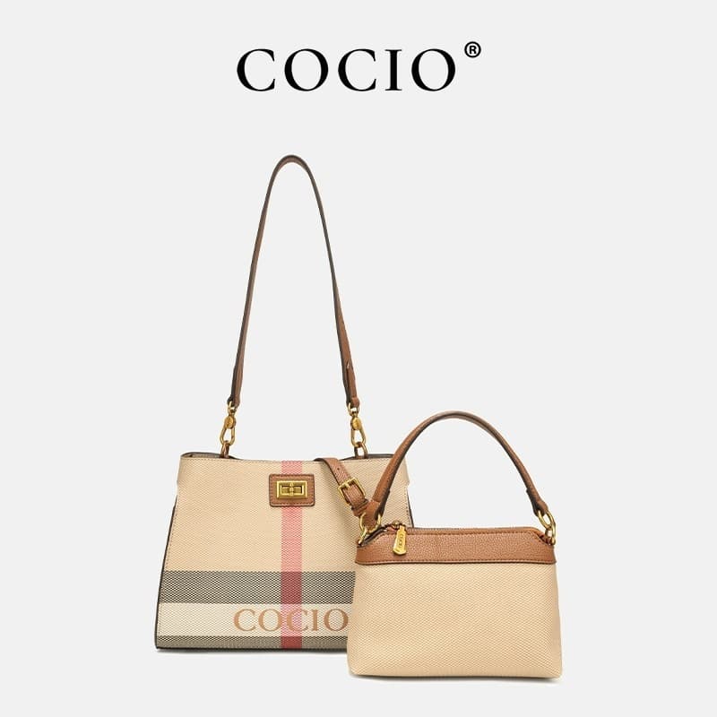 New autumn and winter plaid handbags, simple and versatile, single-shoulder crossbody bag, large-capacity fashionable casual tote bag