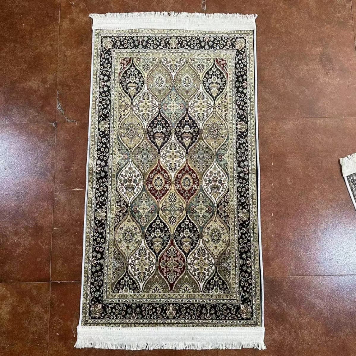 Wholesale Prayermat Imitation Silk High-End Hajj Gift Prayer Mat Persian Carpet