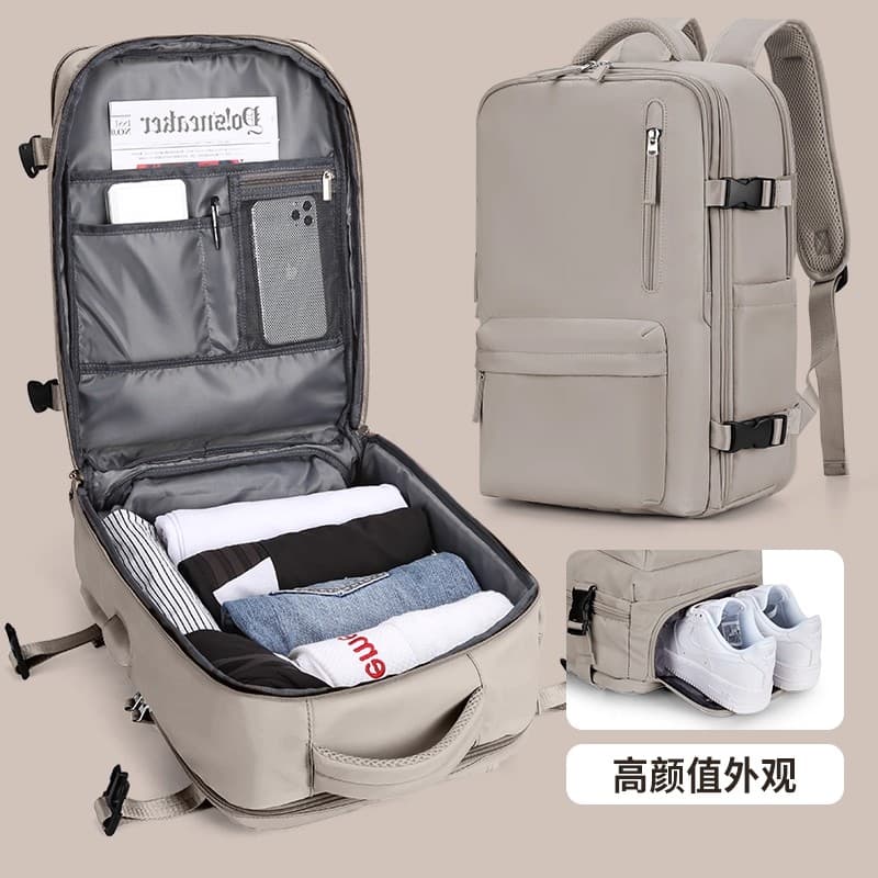 Cross-Border Travel Backpack Unisex Short Trip Lightweight Backpack School Bag Logo Customizable