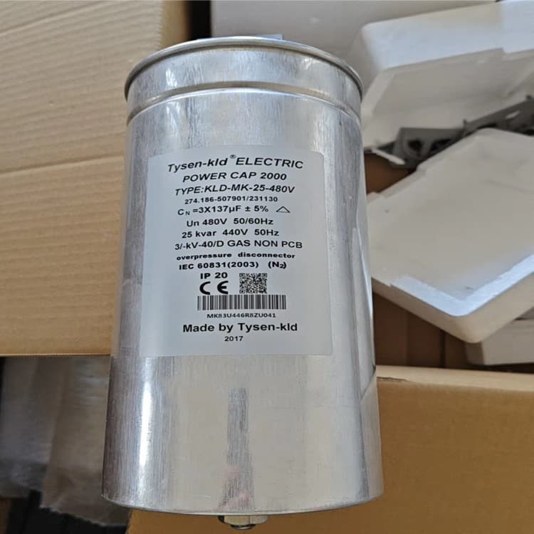 Brand new, original box KLD-MK-25-480V 3×137UF 480V Tysen-kId filter capacitors