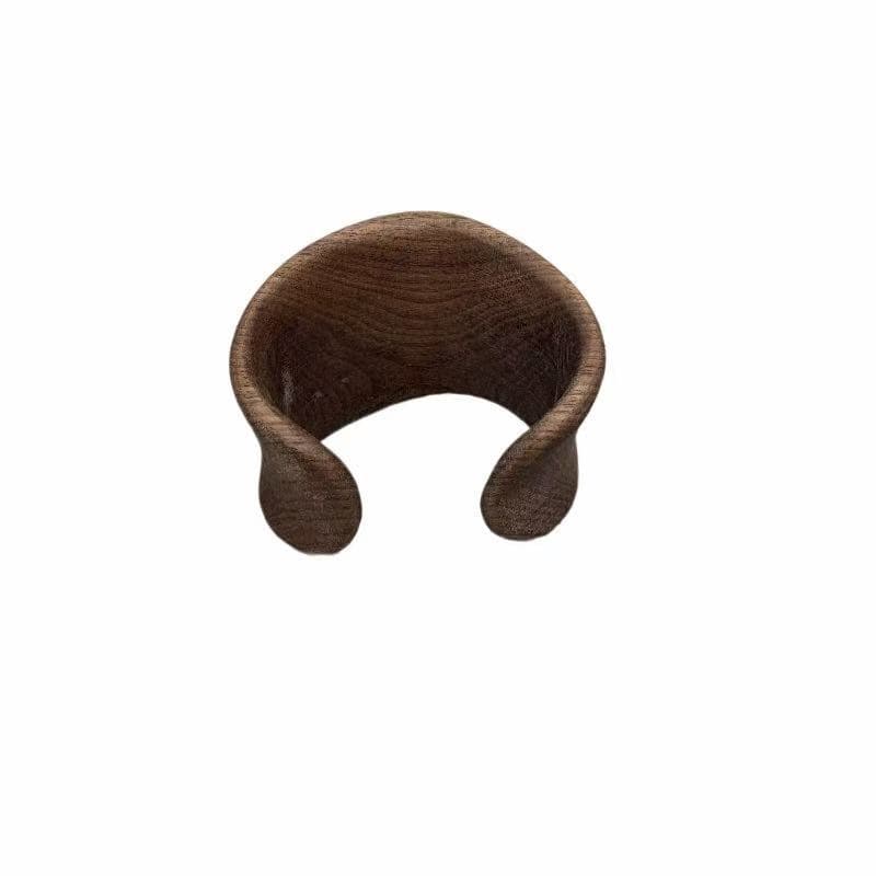 Pet Wood Ring, Black Walnut Wood Can Be Customized to Required Sizes, Entirely CNC Formed Eco-Friendly Odorless