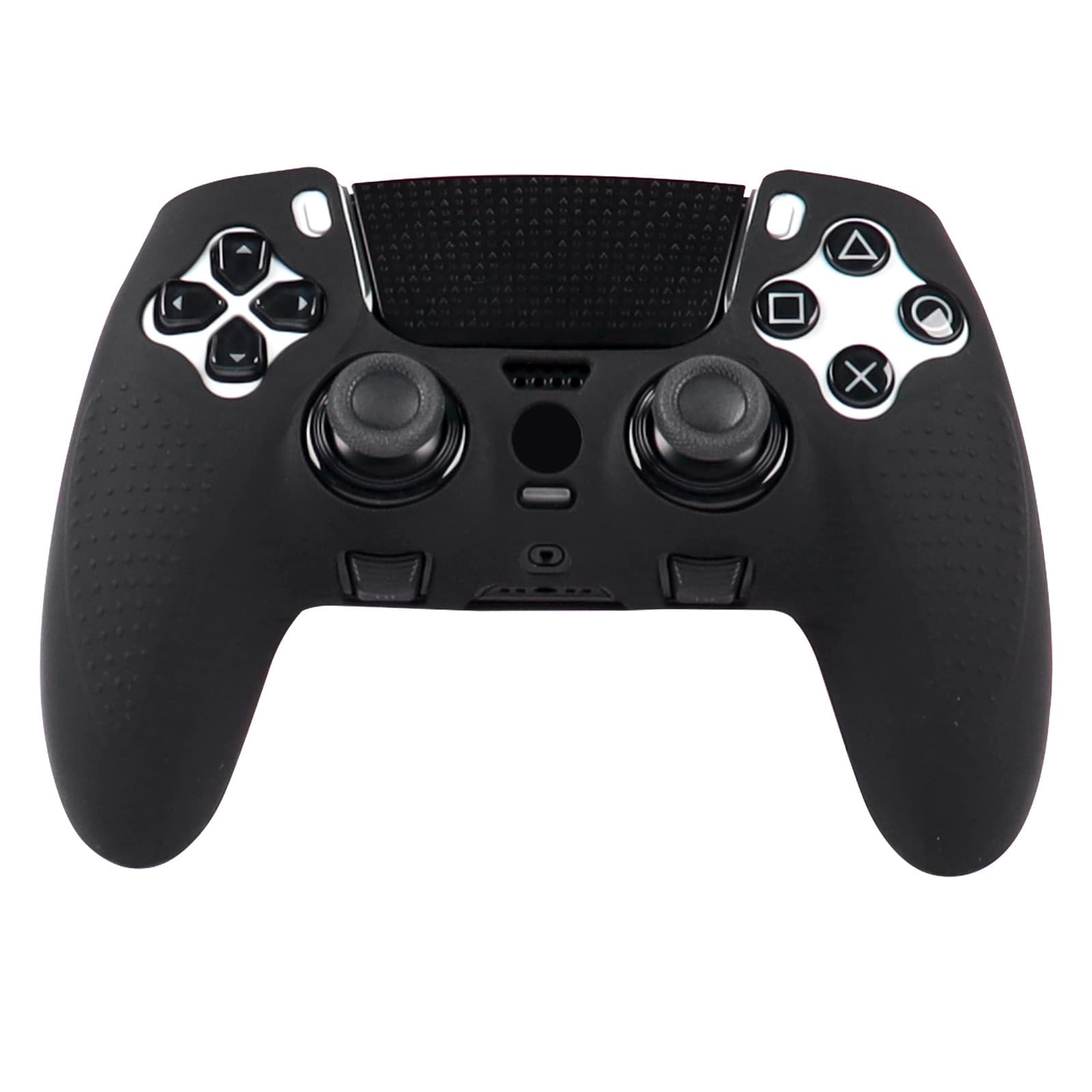 PS5 Elite Controller Silicone Case Protective Cover with Anti-Slip Grip Particles, Gaming Silicone Anti-Scratch Anti-Sweat Protective Sleeve