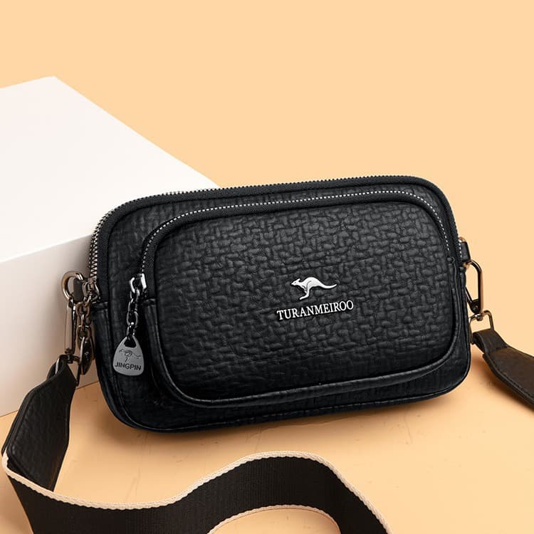 Cross-Border Foreign Trade Women's Bag Minimalist Fashion Shoulder Crossbody Phone Bag Stylish Versatile Soft Leather Waist Bag Coin Purse bags