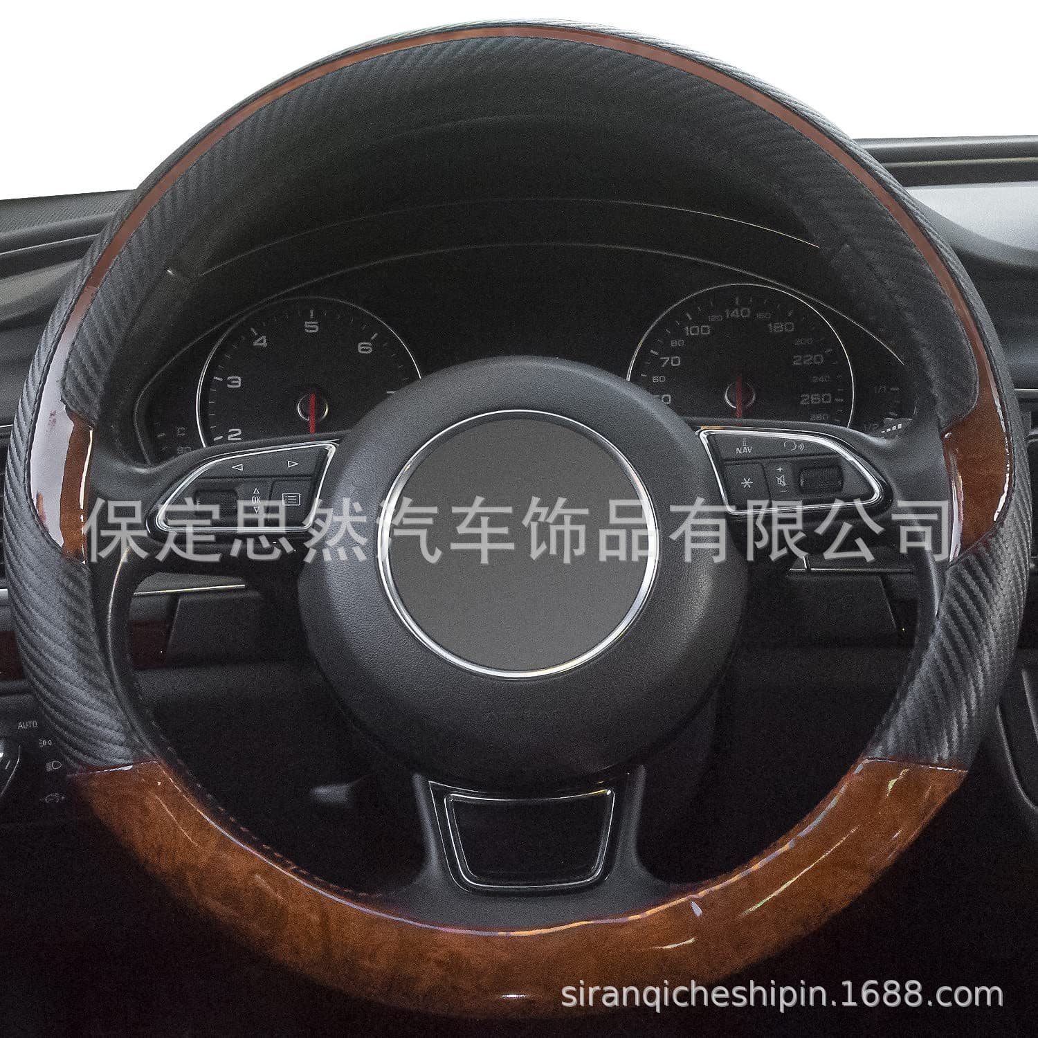 Cross-border Drop Shipping Car Steering Wheel Cover Four Seasons Universal New Wood Grain Pattern Amazon Foreign Trade Cooperation