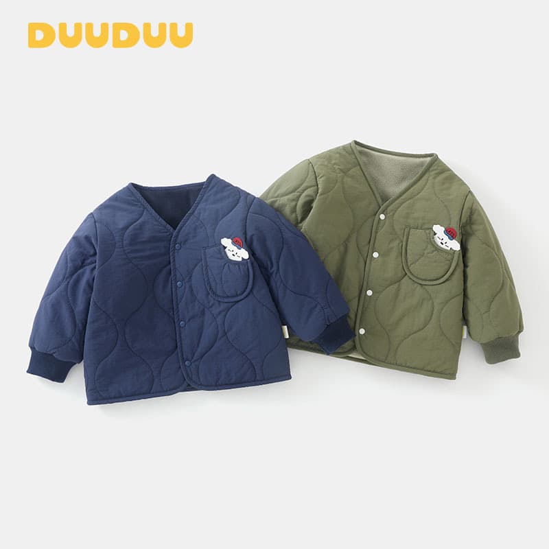 DUUDUU Autumn/Winter 2025 Kids Coat Children's Cotton-Padded Thick Winter Jacket Children's Wear Boy's Padded Clothing