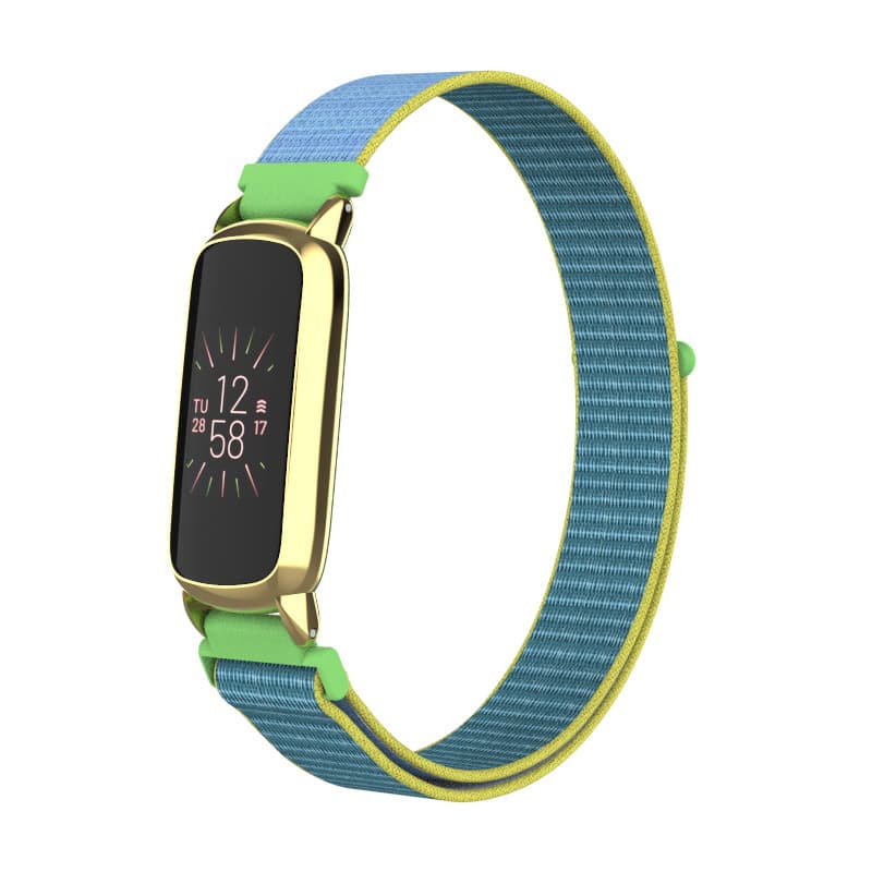 Compatible with Fitbit Luxe Band Nylon Loop Velcro Strap Custom Mold Metal Buckle Source Factory