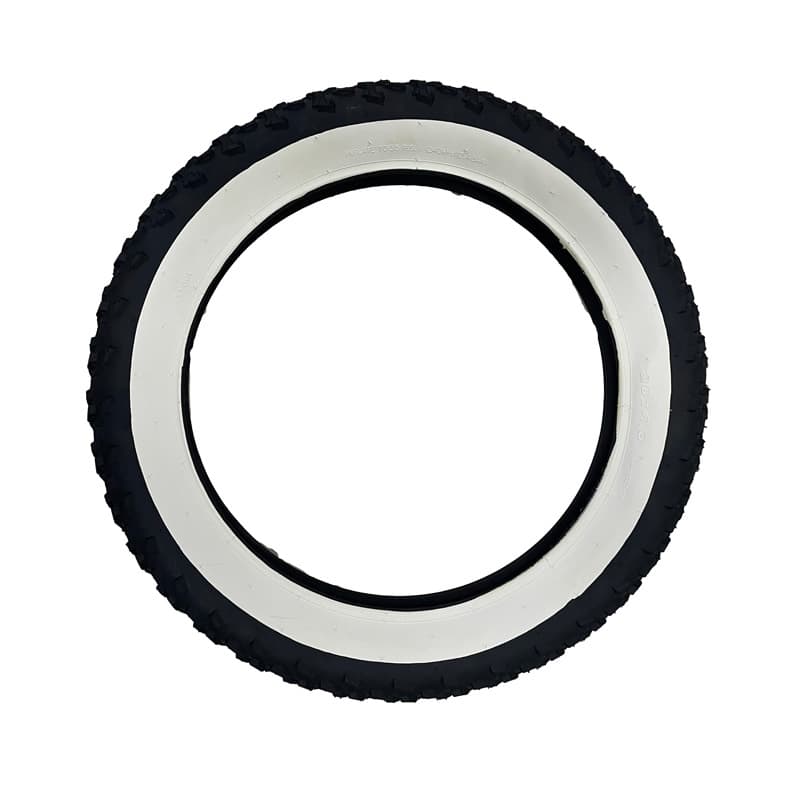 Xuancheng Bicycle Fat Tire 20x4.0 Inner and Outer Tire 20-inch White Sidewall Wide Inflatable Tire