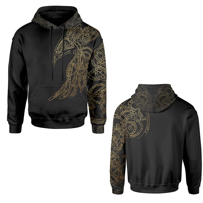 Cross-border DTC Digital Print Unisex Couple Hooded Trendy Sweatshirt Autumn Halloween Casual Fall Winter Top