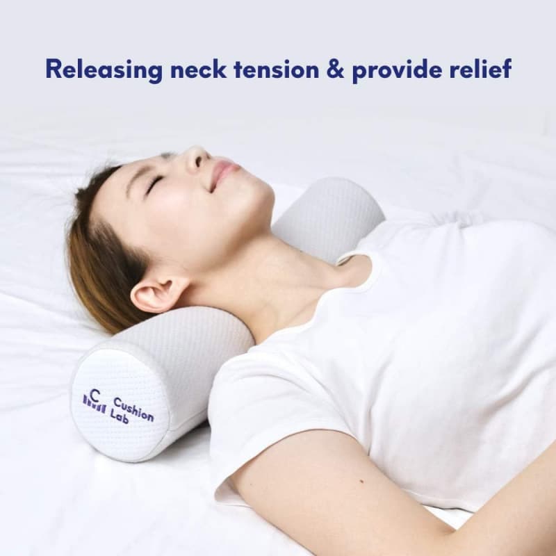 Cylindrical lumbar support leg support neck support pillow calf support pillow