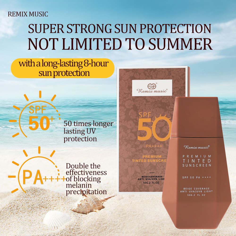 Thai version of face sunscreen with SPF50+, genuine skincare product, directly shipped from the factory.
