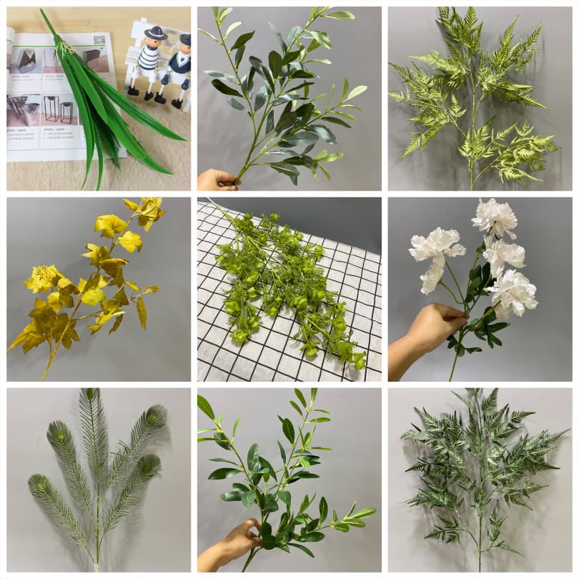 Forest wedding green 1 wedding simulation flowers wedding hall fake flowers simulation plants forest home decoration bouquet