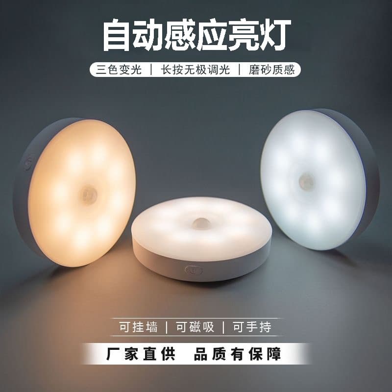 Smart Sensor Light, Auto-On When Detecting Motion, for Hallway Bedroom Home Use, Magnetic Type-C Rechargeable Step Light Night Light
