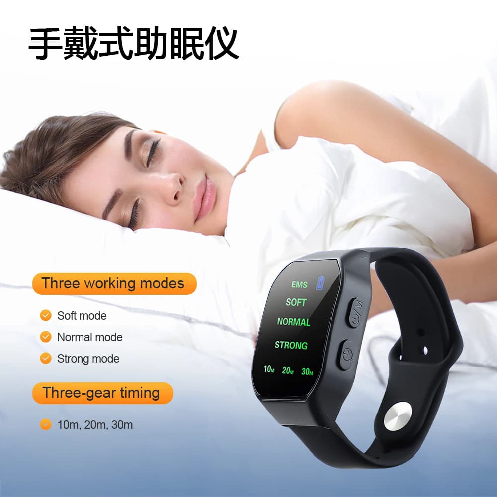 New cross-border smart microcurrent wristwatch sleep aid wholesale