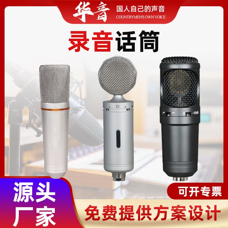 Recording Microphone for Schools, Shopping Malls, Indoor Studios, Smart Broadcasting System Equipment