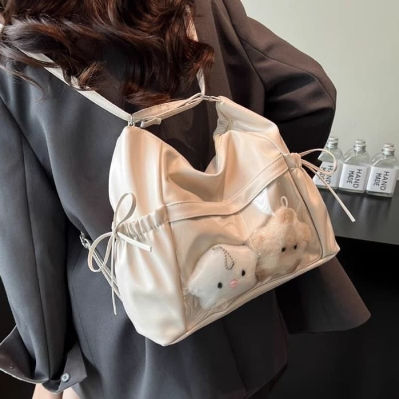 Japanese bow tie small food pain bag female two-dimensional college class commuting large capacity one-shoulder cross-body backpack