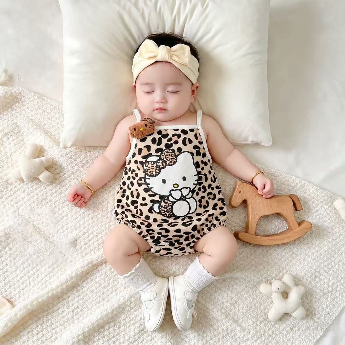 Baby Princess Cami Bodysuit Infant Summer Clothes Thin Newborn Triangle Romper Summer