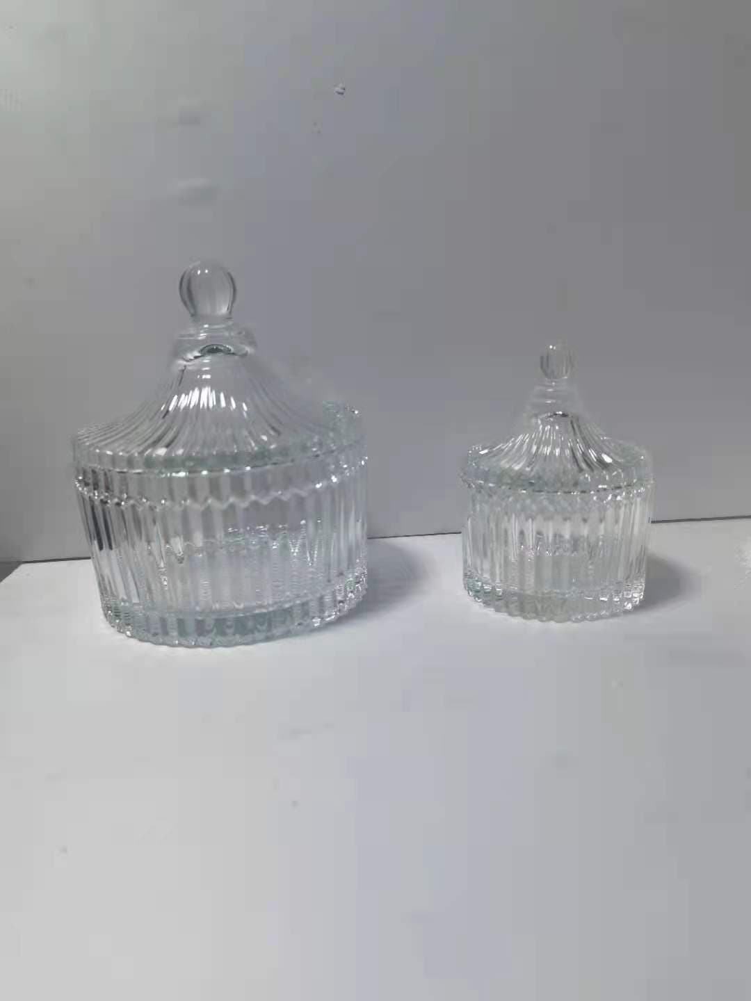 DIY Candle Making Supplies Glass Candle Holder Glass Dome Aroma Candle Cup Glass Candle Holder Candy Jar