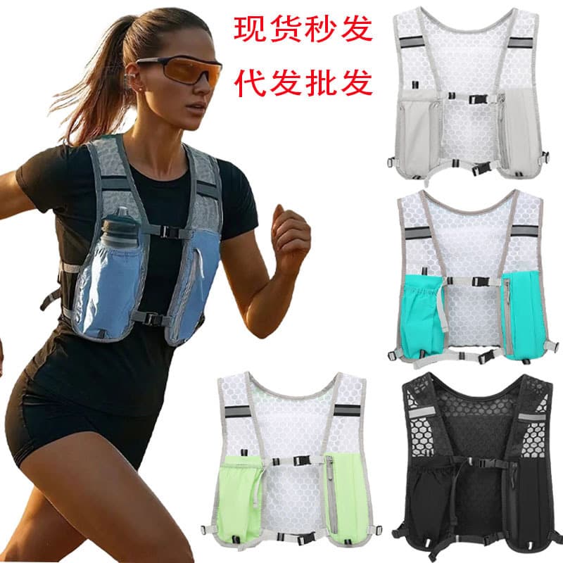Running Phone Pouch Vest Lightweight Sports Storage Backpack Hydration Pack Running Vest Backpack