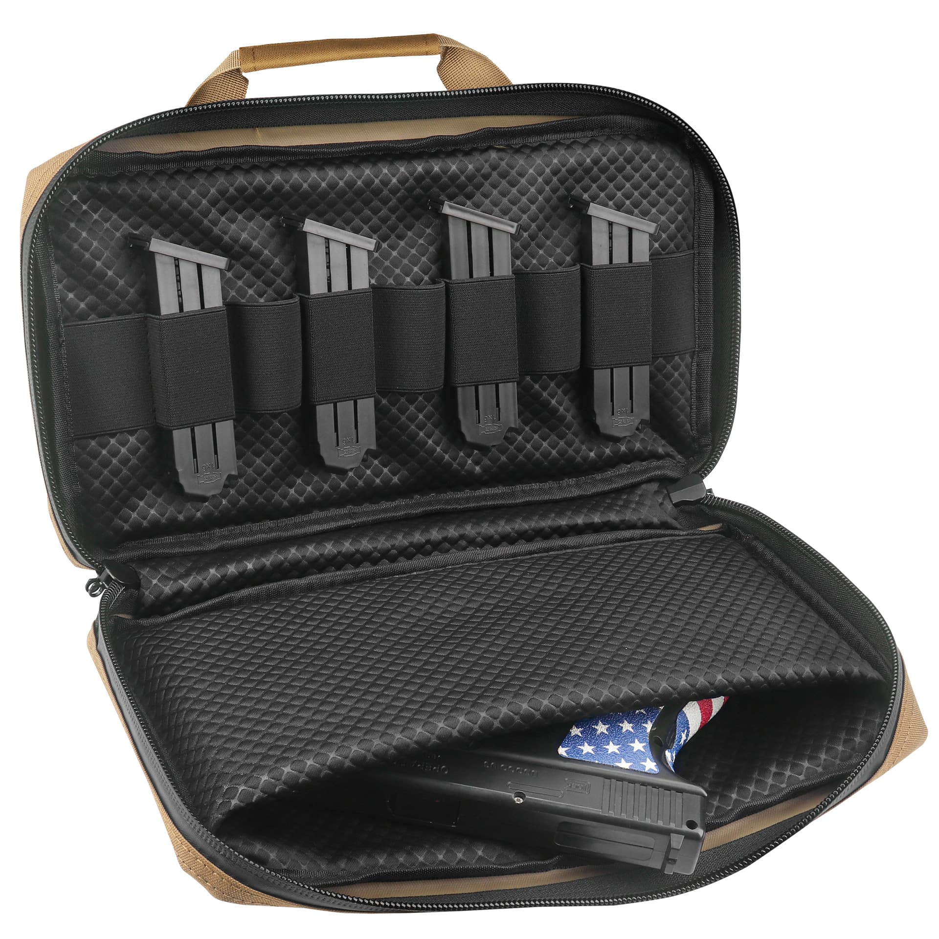 Tactical Gun Bag Oxford Cloth Outdoor New Tactical Handgun Pouch Multifunctional Concealed Portable Magazine Gun Bag