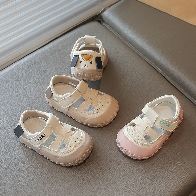2026 Toddler Walking Sandals Cute Cartoon Girls Sandals Non-Slip Soft Sole Boys Beach Shoes Drop Shipping