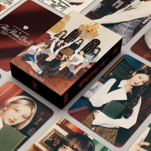 IVE Music Girl Group Official Poster Lomo Card Album Concert Photo Card Collectible Postcard Ahn Yujin