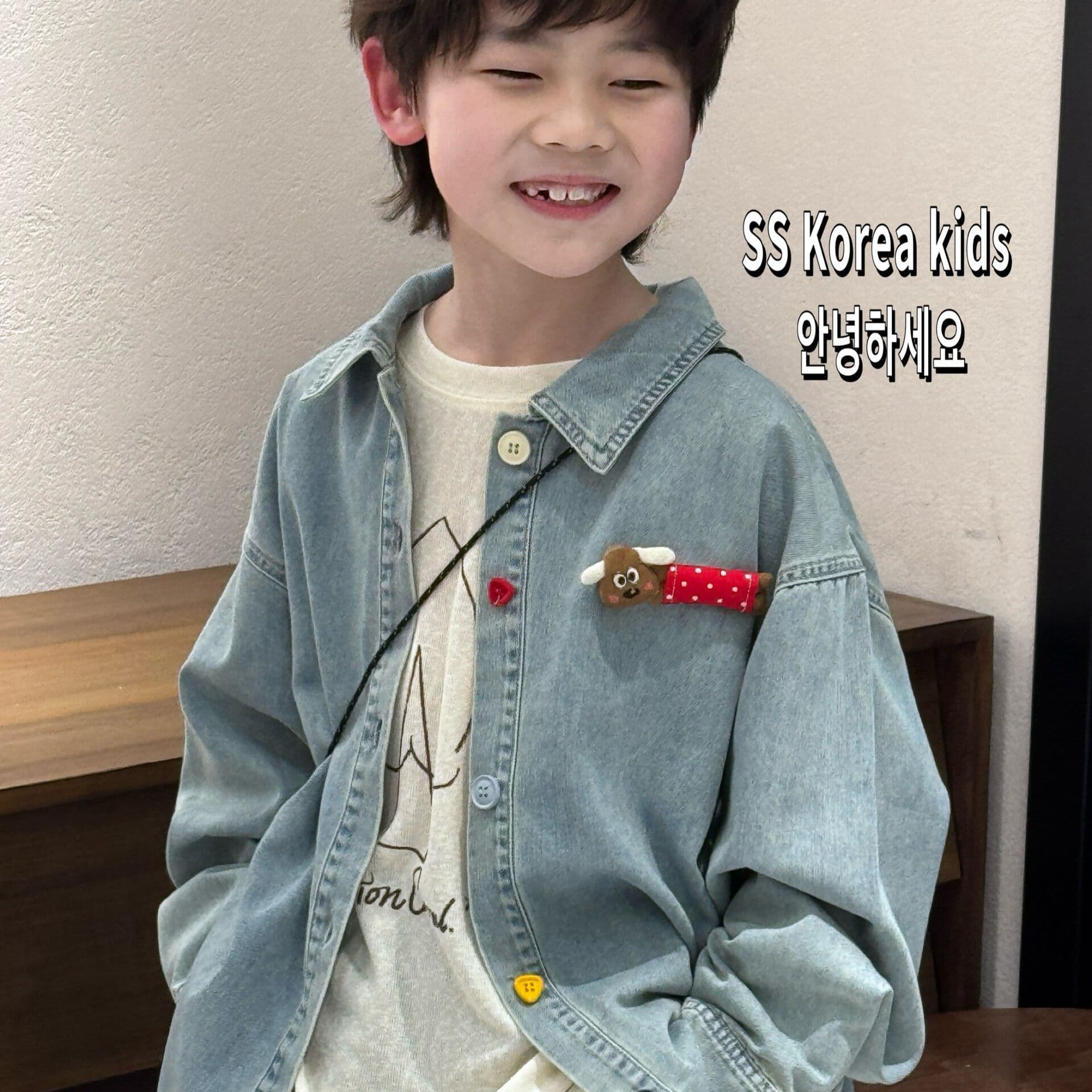 Boys Denim Jacket 2026 New Fashionable Children's Spring Clothing for Middle and Older Kids Korean Style Girls Denim
