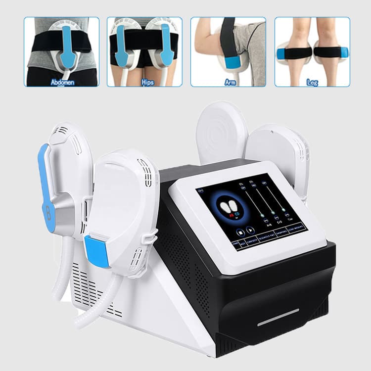 Desktop Four-Head Magnetic Slimming Beauty Instrument EMSlim 4 Handle Slimming Machine Magnetic Therapy Leg Slimming