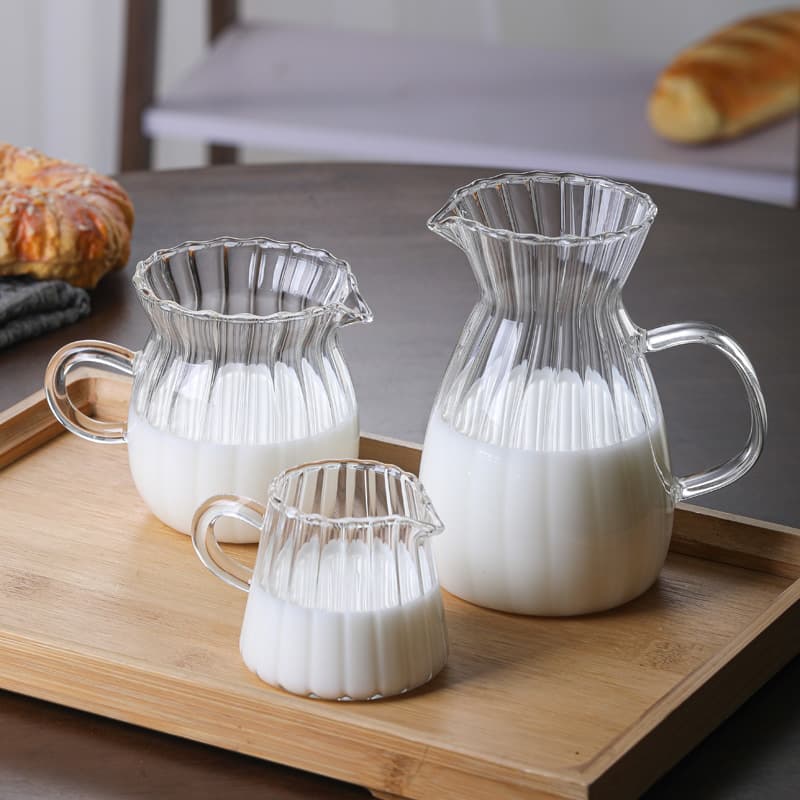 Coffee Cup Glass Espresso Extract Measuring Cup Coffee Plus Milk Cup Milk Cup Full Cup Small Milk Pot