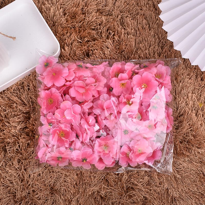 Simulated peach flower petals decoration wedding handmade materials wedding layout holiday fake flower props ornaments sprinkle flowers