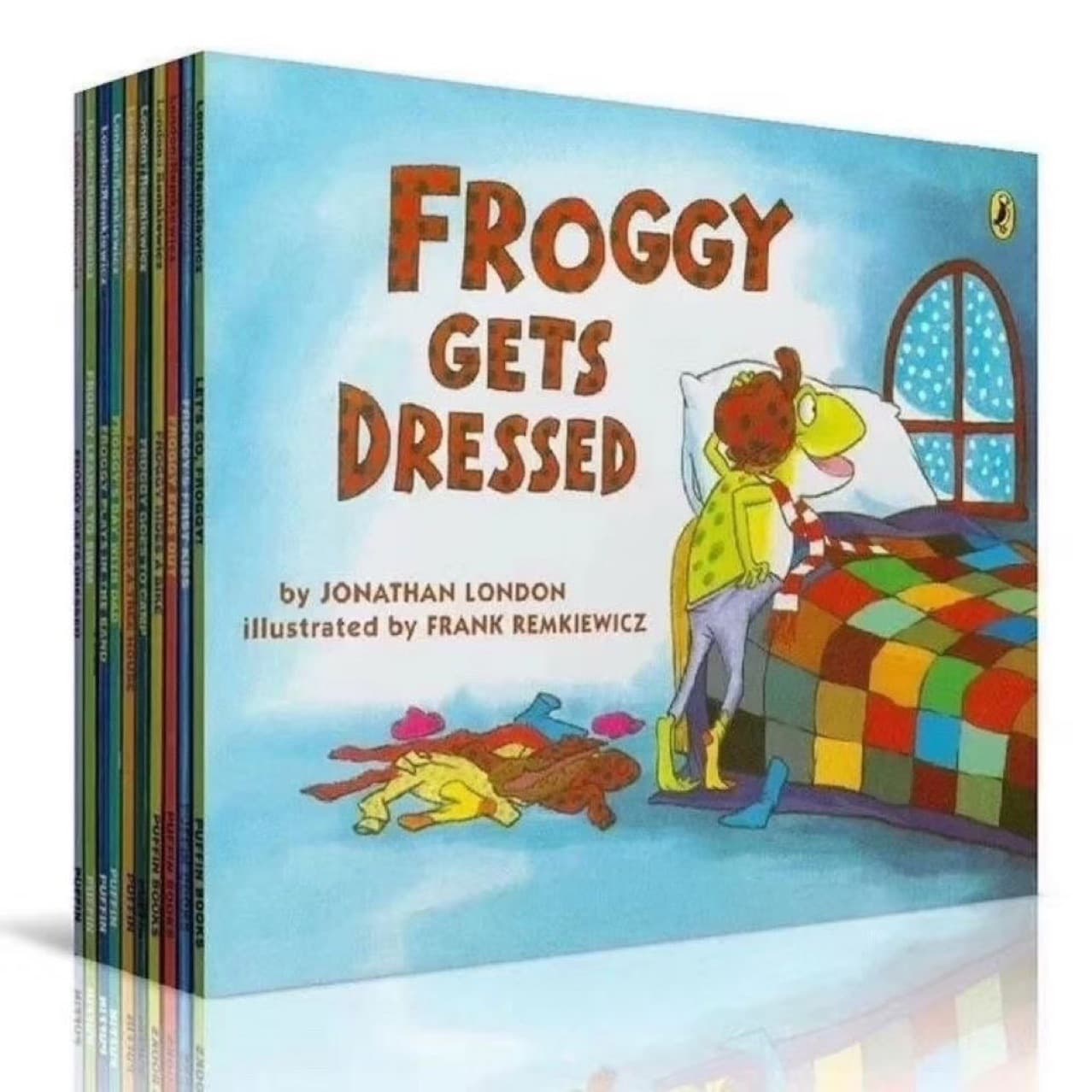 Froggy Gets Dressed 21-Book Set, Touch-and-Read English Picture Book Stories