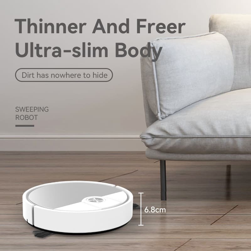 Smart Vacuum Cleaner Robot Mop Integrated Household Appliance Sales Promotion Gift Random Cleaning Route Mechanical Operation USB Powered