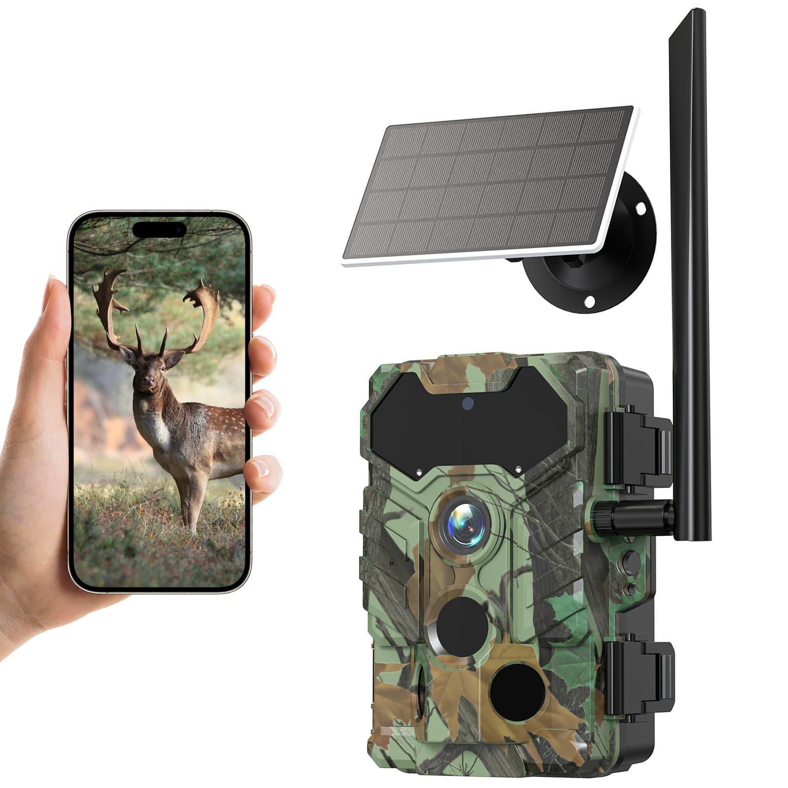 4G hunting camera dual PIR APP remote outdoor hunting machine 4G trail camera hunting C