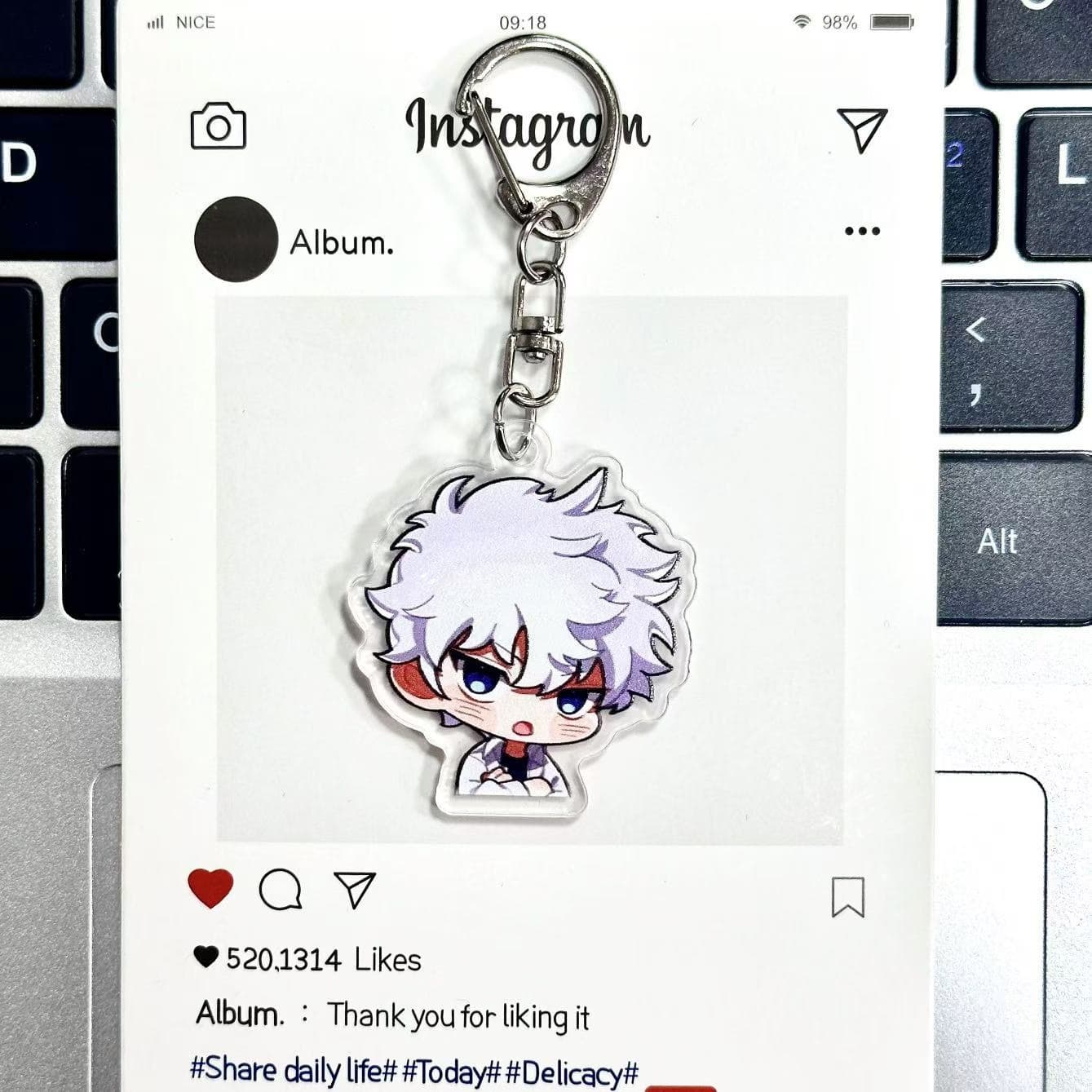 Time Agent Acrylic Keychain - Li Tianchen & Li Tianxi Double-Sided Gift Keychain for Friends and Bags