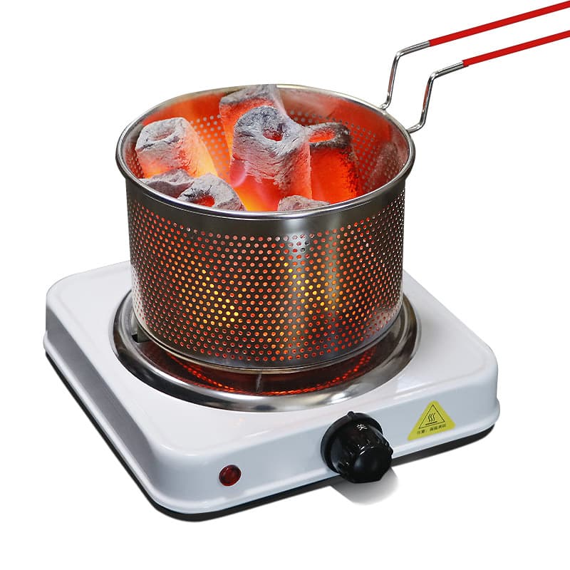 High-Temperature Charcoal Basket, Indoor Electric Charcoal Igniter, Charcoal Stove, Portable Gas Stove, Charcoal Ignition Tool for BBQ Outdoor