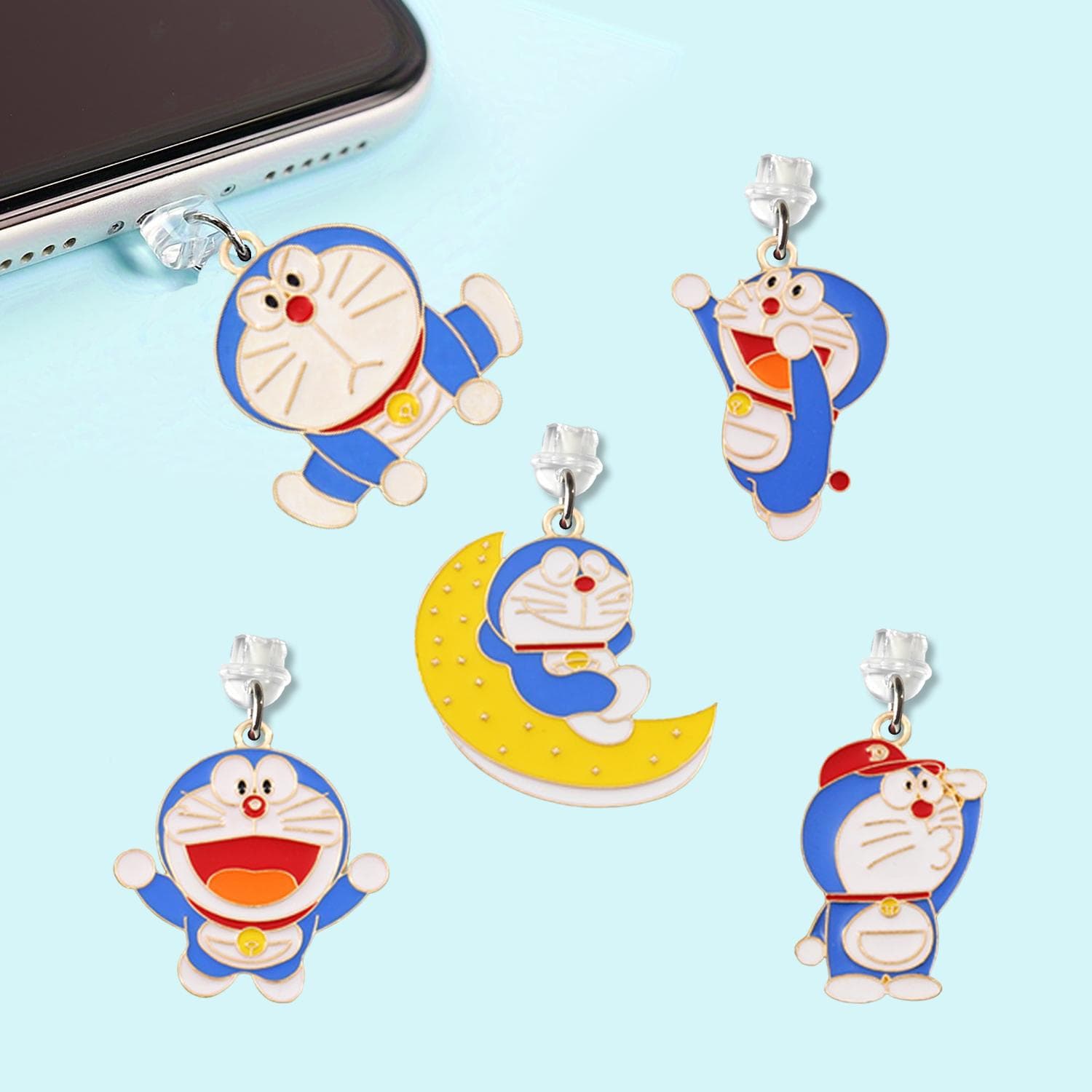 Amazon Sports Series Drip Alloy Phone Dust Plug, AliExpress Tail Plug Charm, Earphone Jack Protector