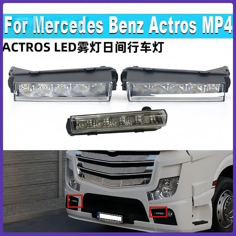 2645 2651 Daytime Running Light New ACTROS LED Fog Light Bumper Light Assembly Accessory for Mercedes-Benz Truck MP4
