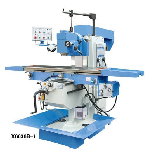 X6036B Horizontal Adjustable Table Milling Machine Universal Milling Machine Automatic Feed Vertical and Horizontal Milling Machine