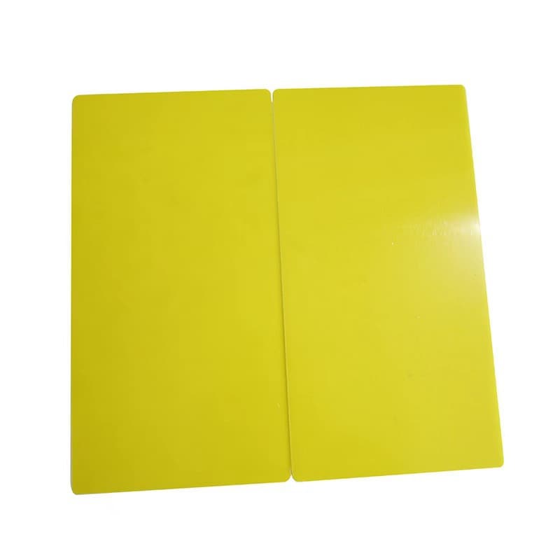 Premium Yellow Epoxy Board Flame Retardant Fiberglass Sheet 1mm FR4 Custom Insulation Material Halogen-Free Epoxy Resin Board