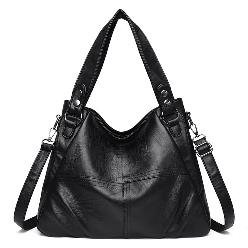 Women's Bag for Middle-aged and Elderly Women, Mother's Bag, Large Capacity Shoulder Crossbody Handbag, PU Soft Leather Bag, 2025 New Style