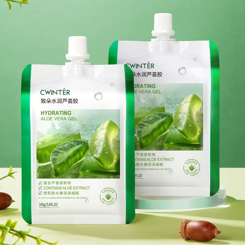 Zhido Moisturizing Aloe Vera Gel 160g Emulsion Facial Care Aloe Vera Gel Sunburn Soothing Skin Care Wholesale