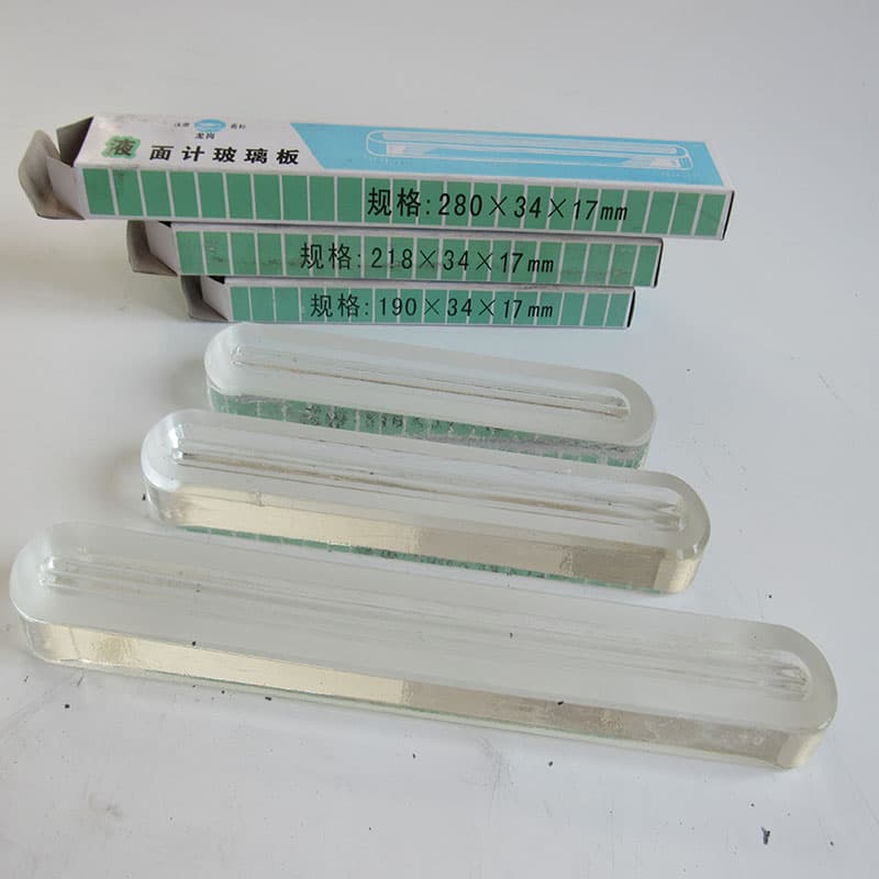Liquid level gauge glass plate grooved surface flat water level gauge glass plate boiler instrument level gauge graphite PTFE sealing gasket