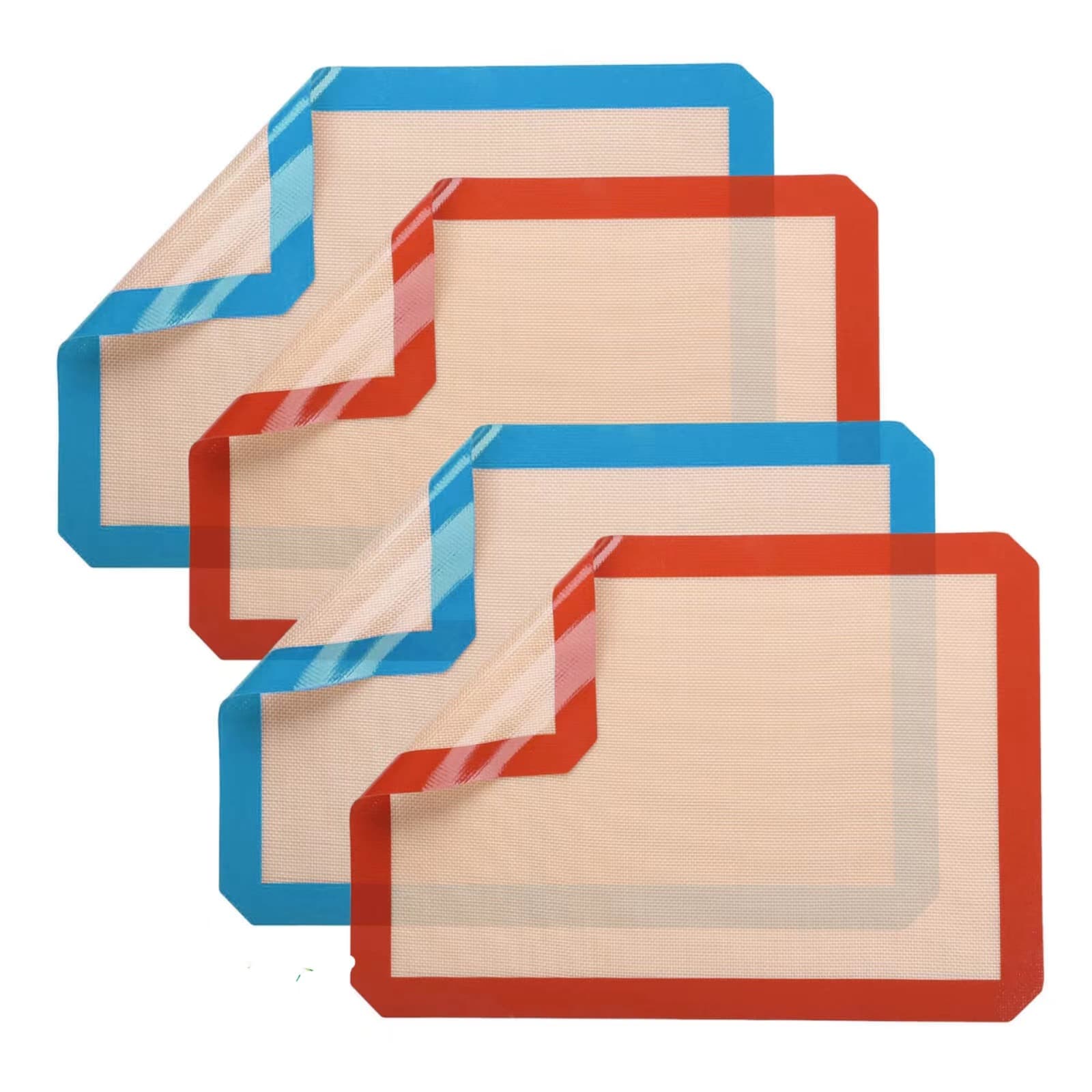 Factory Direct Hot-Selling Reusable High-Temperature Resistant Silicone Baking Mat, Silicone Pizza Mat