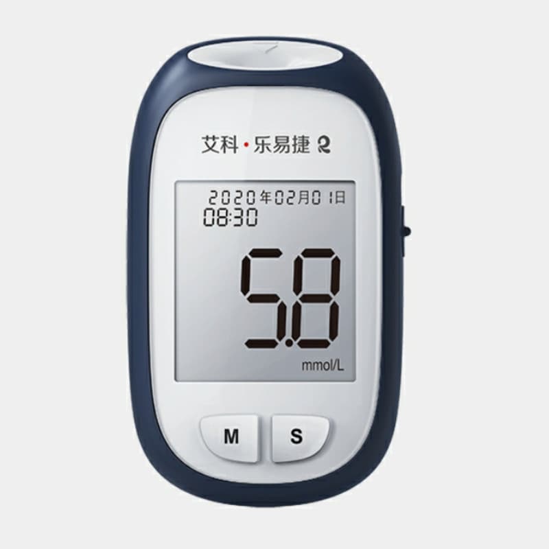 Aikang Bio Leyijie 2 Blood Glucose Tester Micro-Sampling Fully Automatic Code-Free Easy Sugar Measurement with High Efficiency