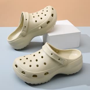 Cloud Thick Sole Clog Sandals for Women, Summer Non-Slip Breathable Anti-Odor Outdoor Shoes, Two-Way Wear Non-Chafing